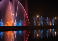 Fuente de agua de Dubai que sorprende, novela de la fuente de la demostración de la luz del LED/diseño científico proveedor
