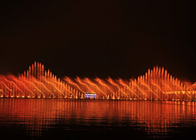 Construcción flotante exterior de la fuente del baile de la música en gran escala del lago proveedor